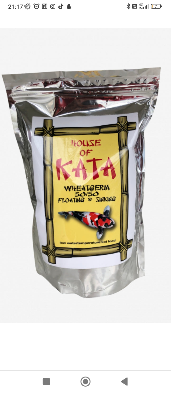 House of kata wheat gearm mi coulant flottant 10 kg